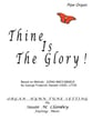 Thine Is The Glory Organ sheet music cover